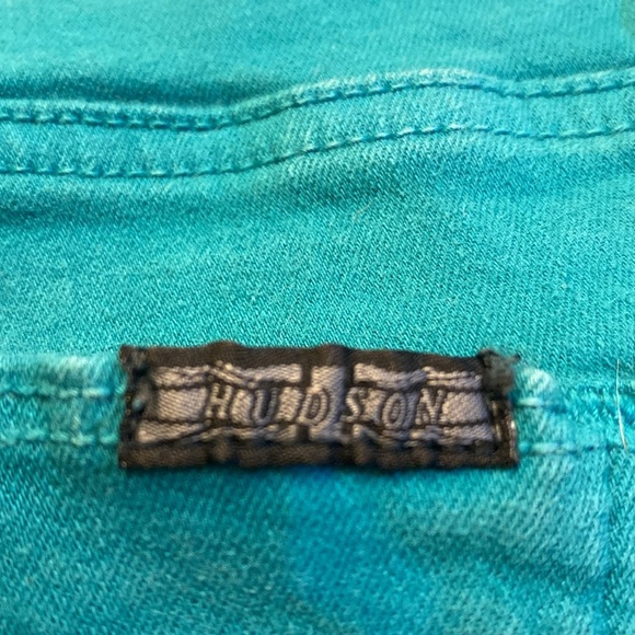 Hudson Nico Super Skinny Jeans in Marine (Teal) - Size 28X28 👖 - Picture 12 of 14